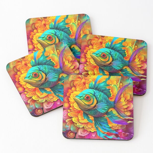 Item preview, Tropical fish in vibrant colors designed and sold by Mianku | Für das Leben.
