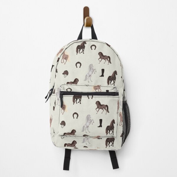 Item preview, Vintage Equestrian Horses Pattern on Off-white designed and sold by AnnikaisDrawing.