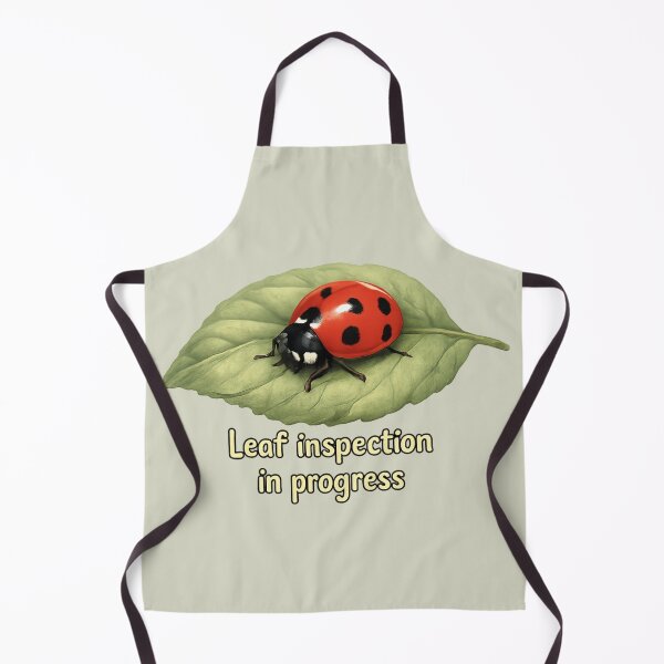 Item preview, Leaf Inspection in Progress Ladybird Illustration designed and sold by ChirpInc.