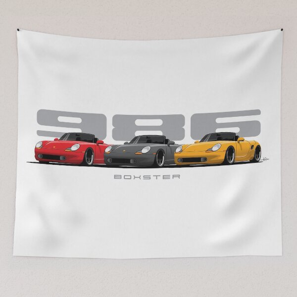Item preview, German Colors 986 Boxster S Illustration Essential designed and sold by blackdogshop.