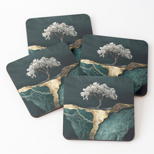 Item preview, Emerald and Gold Kintsugi designed and sold by ImaConnection.
