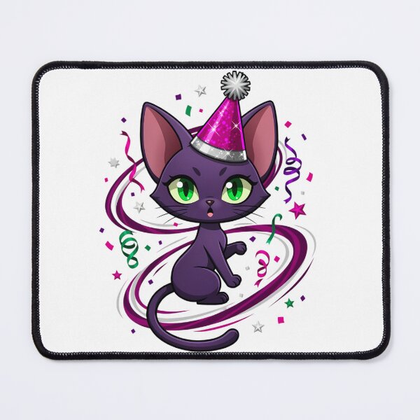 Item preview, Oriental Cat Twist Turn New Year Chibi Funny Elegant Cat Sarcastic Holiday Design designed and sold by GiftsForge.
