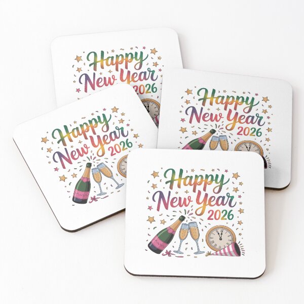 Item preview, Happy New Year 2026 Colorful Party Celebration Design, Colorful Happy New Year 2026 Celebration Art, Happy New Year 2026 Fun Party Night Art designed and sold by GDbanners.