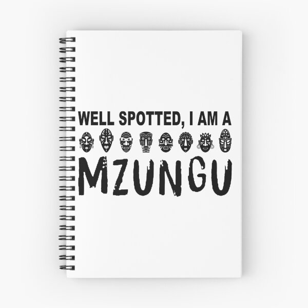 Item preview, Well Spotted Mzungu;  designed and sold by StickerApe.