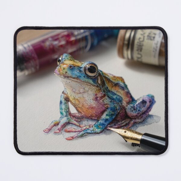 Item preview, Pen and Ink Frog Drawing designed and sold by Tridentulus.