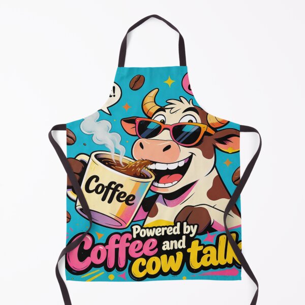 Item preview, Powered by Coffee and Cow Talk designed and sold by PrintYourStyle.