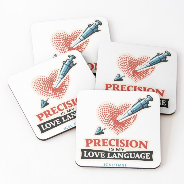 Item preview, Precision Is My Love Language — ICSI/IMSI Micropipette Design designed and sold by BeetleDots.