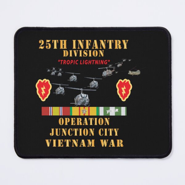Item preview, Army - 25th Infantry Division - Operation Junction City, Air Asssault, Air Lift - SSI - VN SVC X 300 - Hat designed and sold by Military Insignia Products.