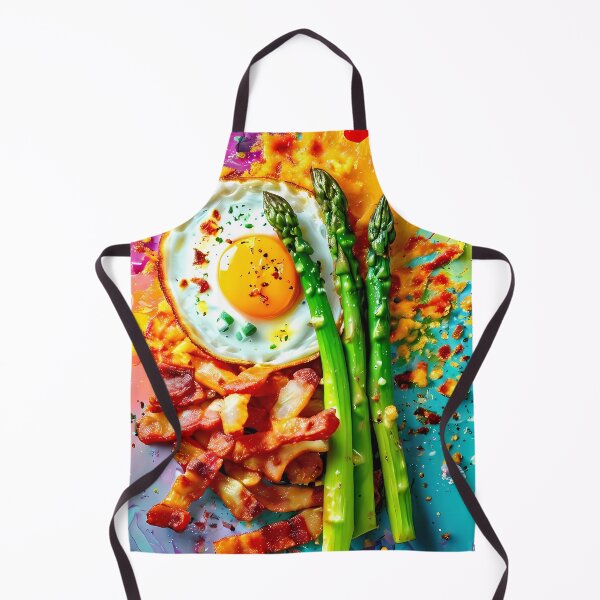Item preview, Breakfast: Asparagus, bacon and fried egg designed and sold by Mianku | Für das Leben.