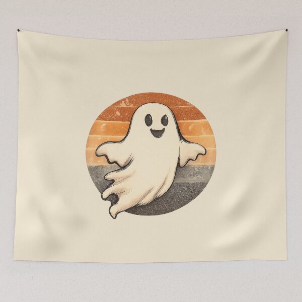 Item preview, Retro Vintage Sunset Ghost designed and sold by DesignShopAD.