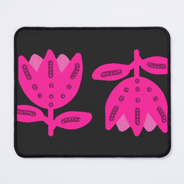 Item preview, Bright pink flowers with leaves designed and sold by ZorianArt.