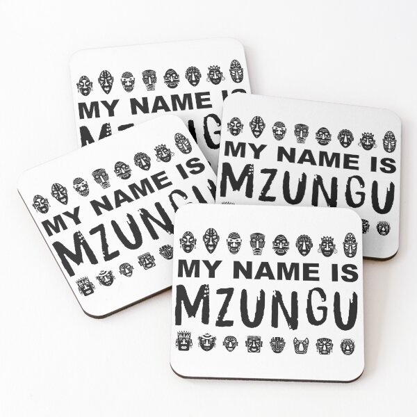 Item preview, My Name Is Mzungu;  designed and sold by StickerApe.