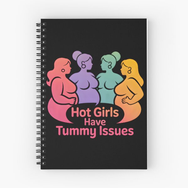 Item preview, Hot Girls Have Tummy Issues – Funny IBS & Digestive Humor Design designed and sold by Millsoft.
