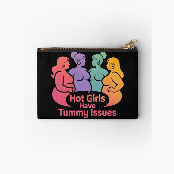 Item preview, Hot Girls Have Tummy Issues – Funny IBS & Digestive Humor Design designed and sold by Millsoft.