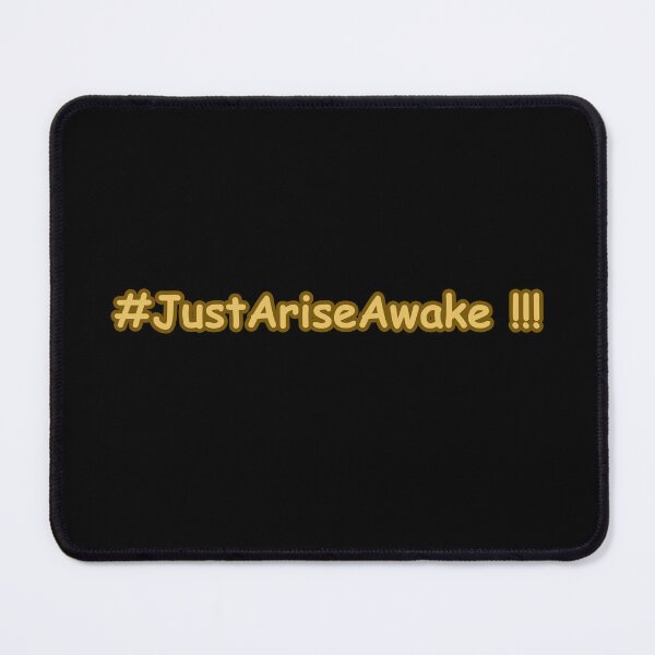 Item preview, Hashtag JustAriseAwake – Spiritual And Motivational Wake Up Call Typography designed and sold by CapriCreatives.