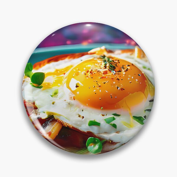 Item preview, Fried egg with bacon on toast designed and sold by Mianku | Für das Leben.