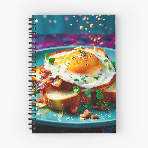 Item preview, Fried egg with bacon on toast designed and sold by Mianku | Für das Leben.