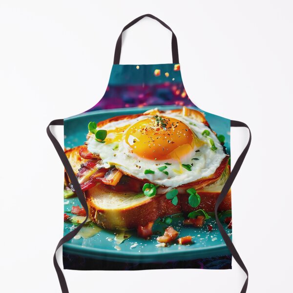 Item preview, Fried egg with bacon on toast designed and sold by Mianku | Für das Leben.