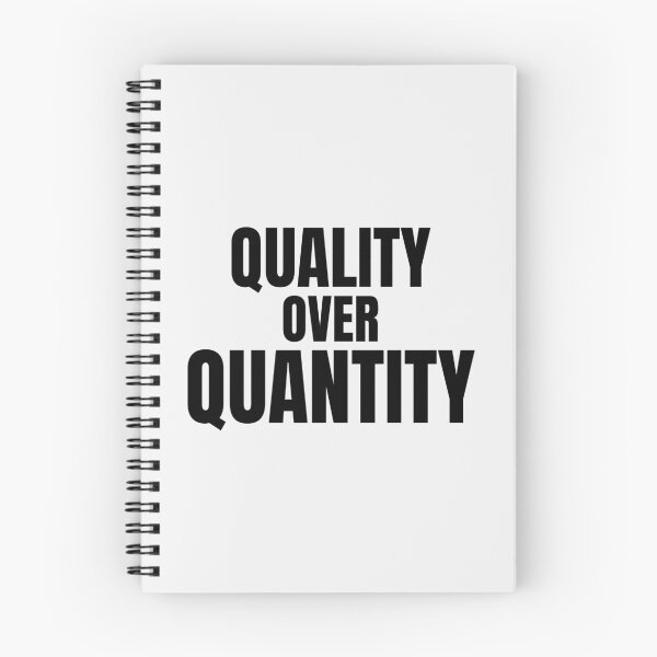 Item preview, Quality Over Quantity Minimalist Quote designed and sold by EimSol.