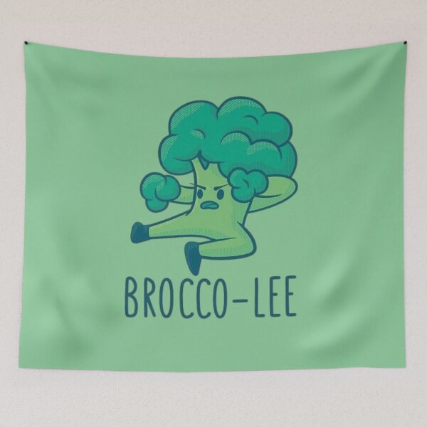 Item preview, Broccoli Lee: The Veggie Warrior designed and sold by GenZINISH.
