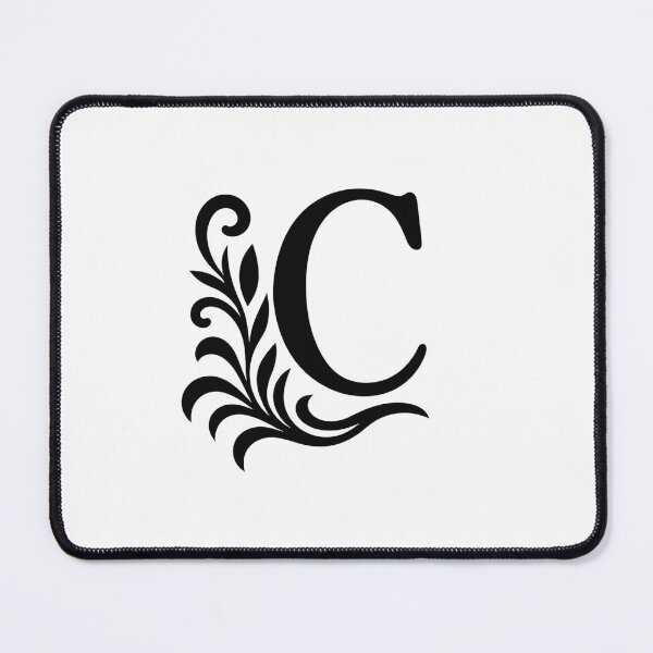Item preview, Ornamental Letter C – Elegant Floral Monogram designed and sold by luckyyouth.