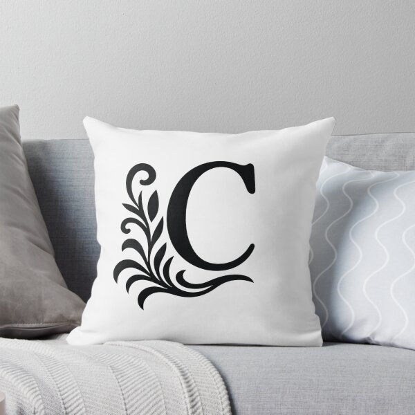 Item preview, Ornamental Letter C – Elegant Floral Monogram designed and sold by luckyyouth.