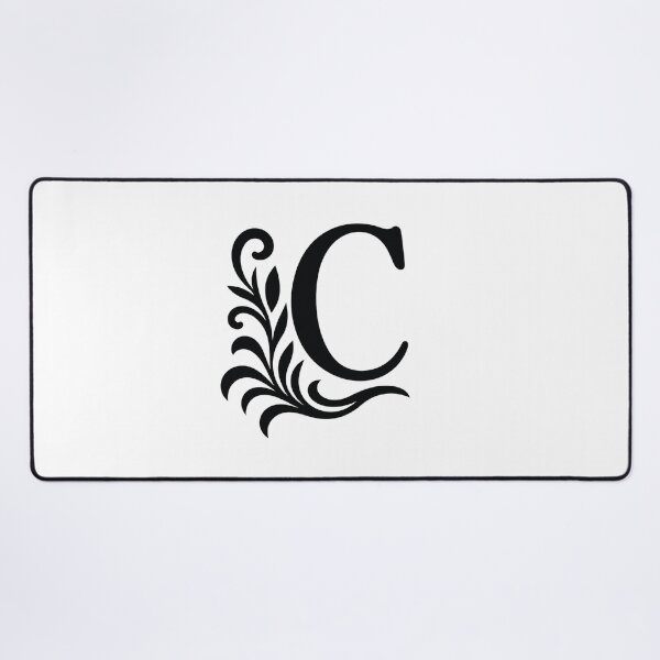 Item preview, Ornamental Letter C – Elegant Floral Monogram designed and sold by luckyyouth.