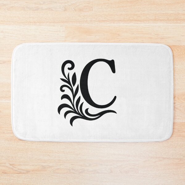 Item preview, Ornamental Letter C – Elegant Floral Monogram designed and sold by luckyyouth.