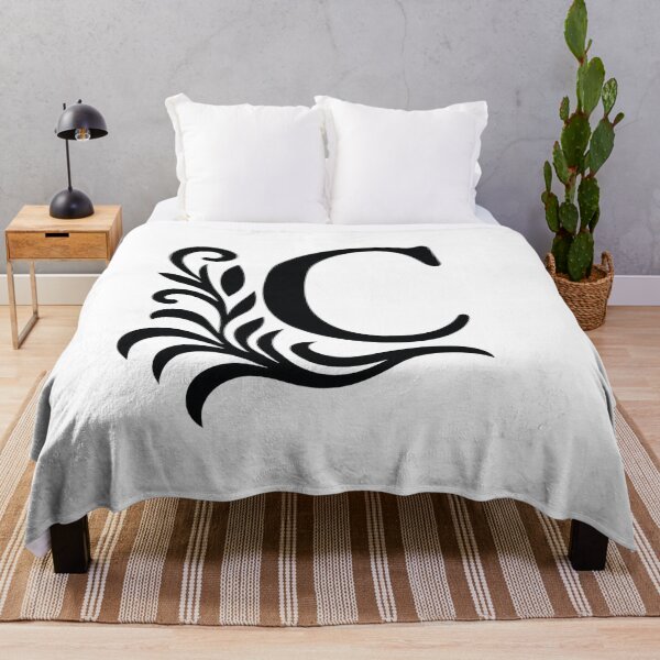 Item preview, Ornamental Letter C – Elegant Floral Monogram designed and sold by luckyyouth.