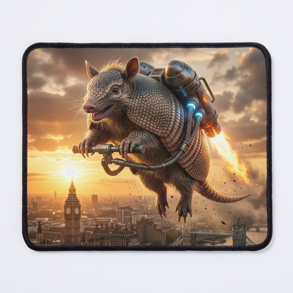 Item preview, Armadillo Makes Himself at Home in London designed and sold by Tridentulus.