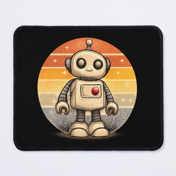 Item preview, Minimalist Retro Robot designed and sold by DesignShopAD.