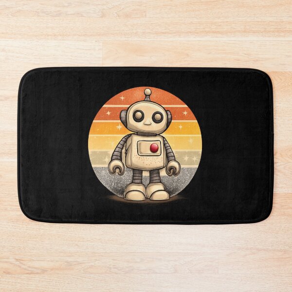 Item preview, Minimalist Retro Robot designed and sold by DesignShopAD.
