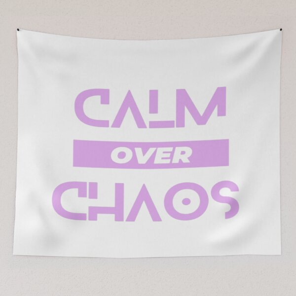 Item preview, Calm Over Chaos - Aesthetic Minimalist Mental Health Design designed and sold by Haevora.
