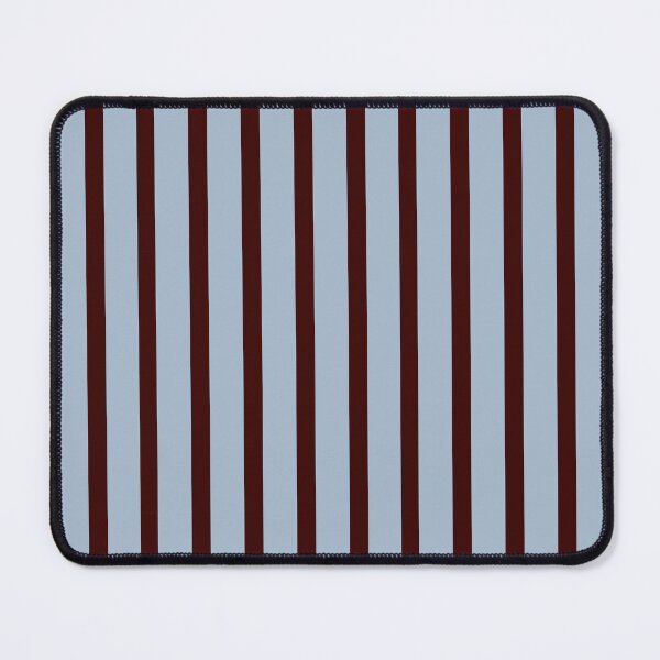Item preview, Brown and blue vertical stripes pattern designed and sold by FatBirdie.