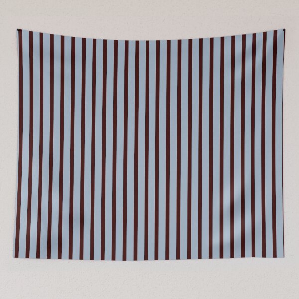 Item preview, Brown and blue vertical stripes pattern designed and sold by FatBirdie.