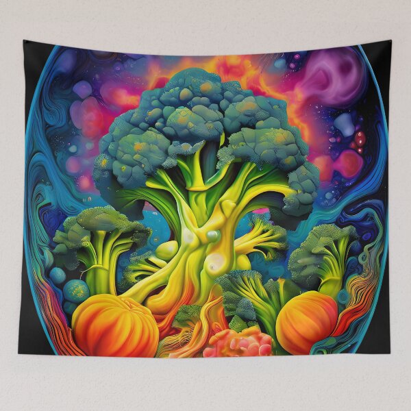 Item preview, Broccoli forest in the vegetable universe designed and sold by Mianku | Für das Leben.