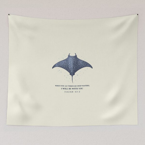 Item preview, Isaiah 43.2  Bible Verse Christian designed and sold by Schroedingerska.
