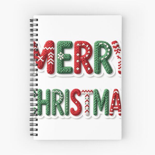 Item preview, Merry Christmas Knitted Typography – Festive Holiday Text Design designed and sold by ShykShop.