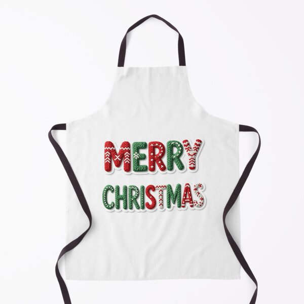 Item preview, Merry Christmas Knitted Typography – Festive Holiday Text Design designed and sold by ShykShop.
