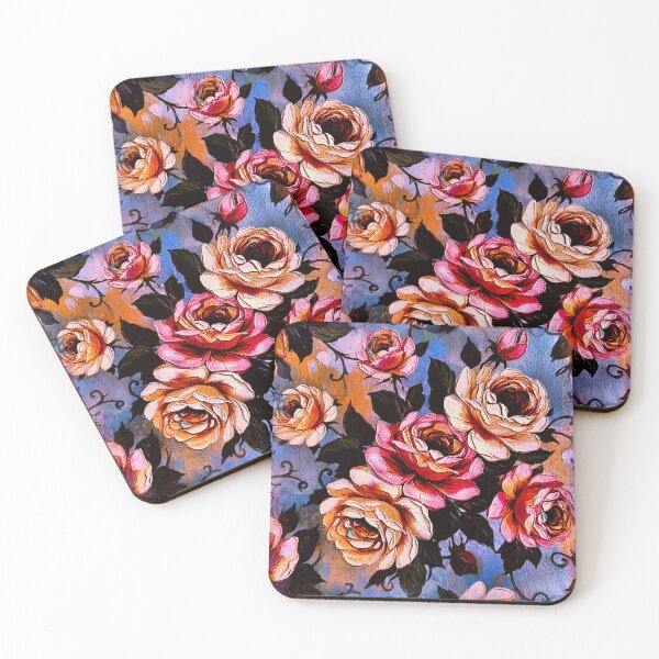 Item preview, Colorful Rose Bouquet designed and sold by Natalie Holland.