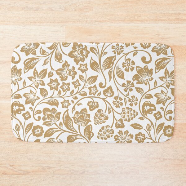 Item preview, Elegant Gold Floral Ornamental Pattern designed and sold by WATEKE.