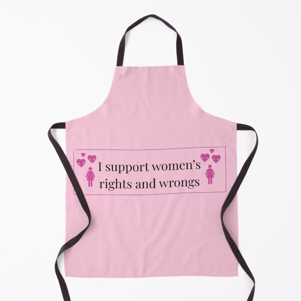 Item preview, I support women's rights and wrongs funny women sticker designed and sold by Azyorz.