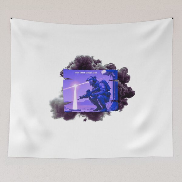 Item preview, Loot Smart Extract Alive survival shooter designed and sold by SloganSauce.