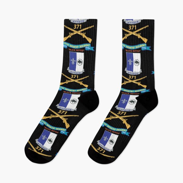 Item preview, Army - 371st Infantry Regiment - Black Devils (V0) w Ribbon - Br X 300 designed and sold by Military Insignia Products.