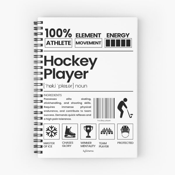 Item preview, Hockey Player || Jobs Series - Black designed and sold by bySirena.