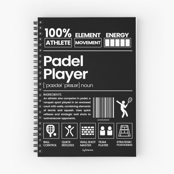 Item preview, Padel Player || Jobs Series - White designed and sold by bySirena.