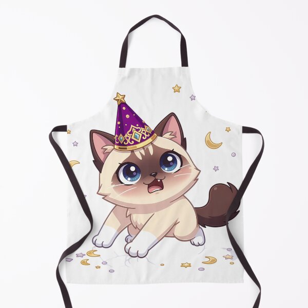 Item preview, Birman Cat Sacred Slip New Year Chibi Funny Temple Cat Sarcastic Holiday Design designed and sold by GiftsForge.