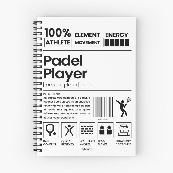 Item preview, Padel Player || Jobs Series - Black designed and sold by bySirena.