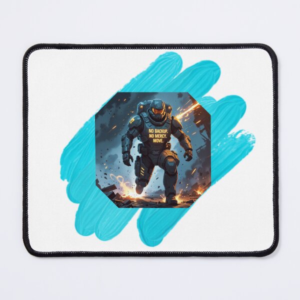 Item preview, No Backup No Mercy intense gameplay designed and sold by SloganSauce.