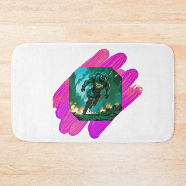 Item preview, No Backup No Mercy futuristic warfare designed and sold by SloganSauce.